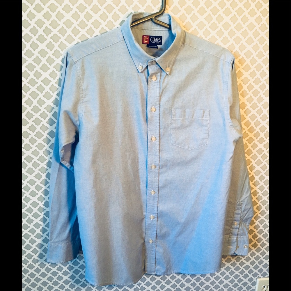 Chaps Boys Shirt 16 light blue - Picture 1 of 7
